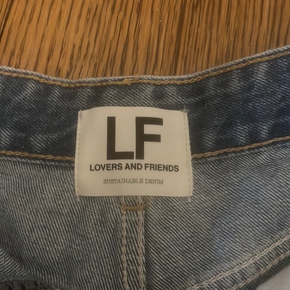 Lovers And Friends Women’s High Rise Cut Off Size 25  NWT - Picture 4 of 6
